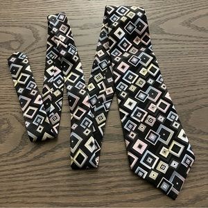 Carlo Monza silk tie Multicolor